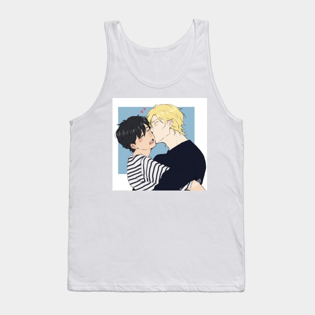 Ash and Eiji Soft Kiss Tank Top by MykaAndSalmon